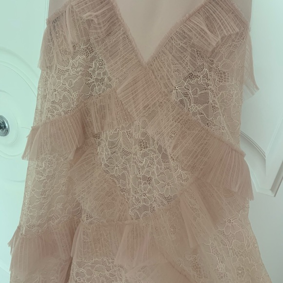 BCBG Avaline Pleated Skirt Gown - Picture 7 of 7